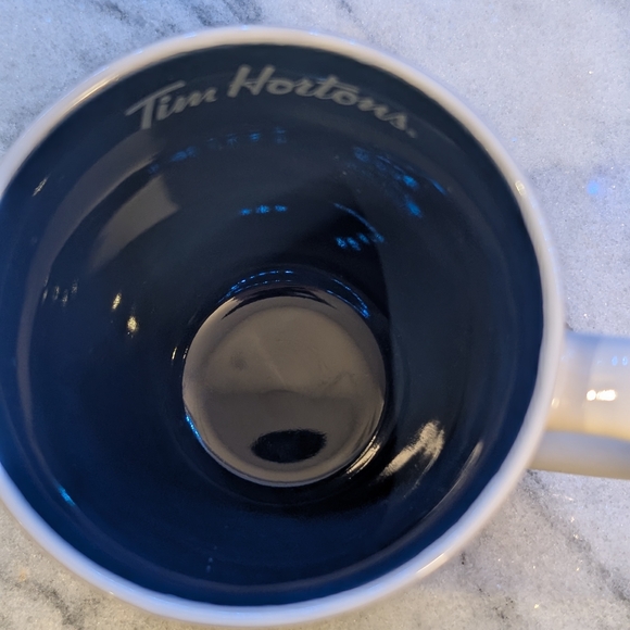 Tim Hortons White and Gray Polka Dot Mug - Picture 11 of 11